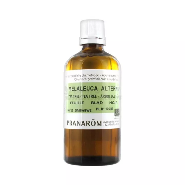 Olio essenziale biologico Tea tree Melaleuca alternifolia PRANAROM