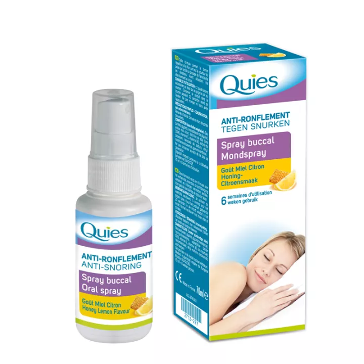 QUIES Spray bucal ronquido miel de limón 70 ml