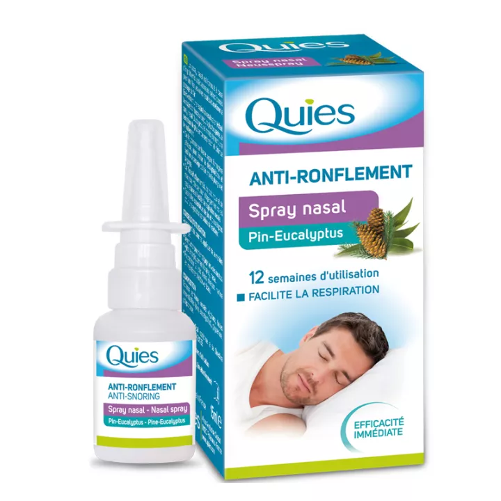QUIES Ronflement spray nasal pin eucalyptus 15 ml