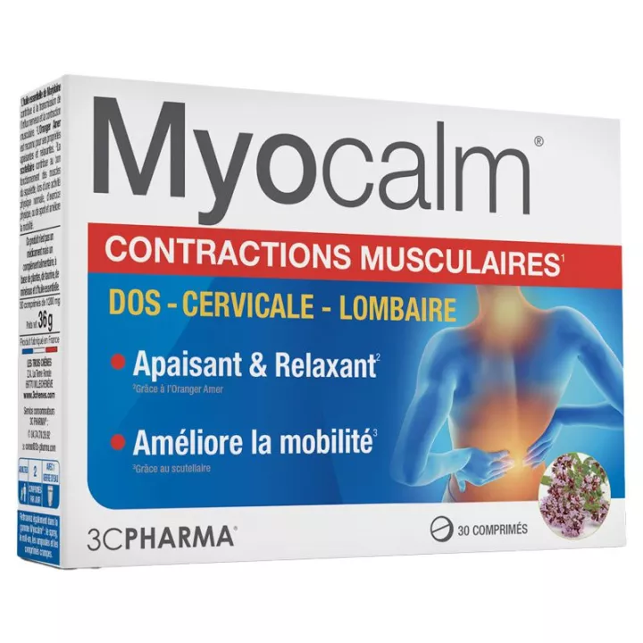 3C pharma Myocalm contrazioni muscolari 30 compresse