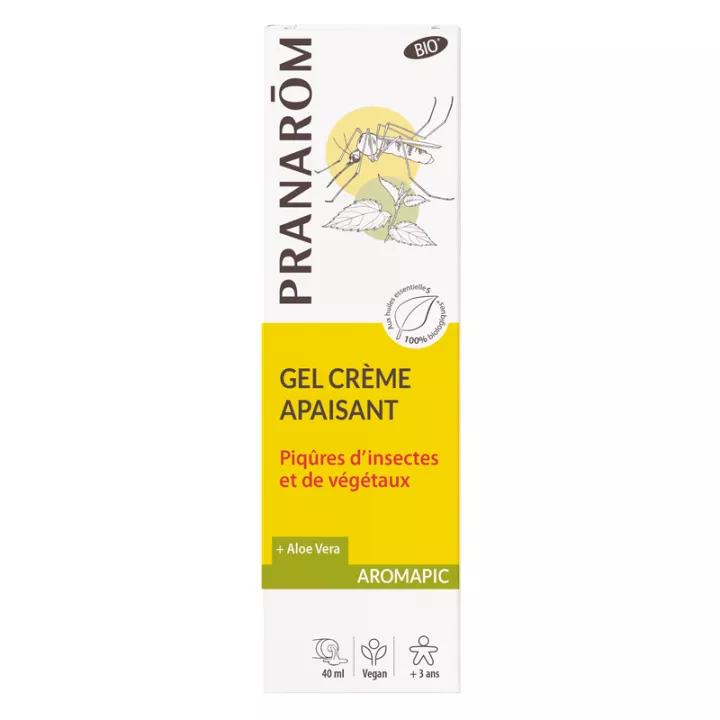 Gel cremoso calmante orgánico aromático 40ml