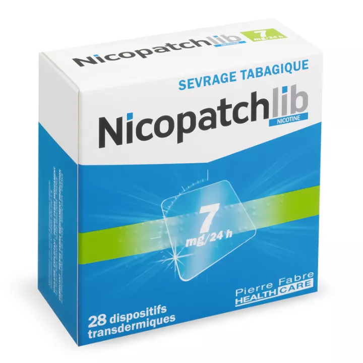 NicopatchLib 7 mg anti-smoking patches 7 mg / 24h