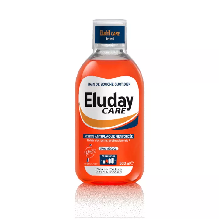 Eluday Care Anti-Plaque-Mundwasser 500 ml