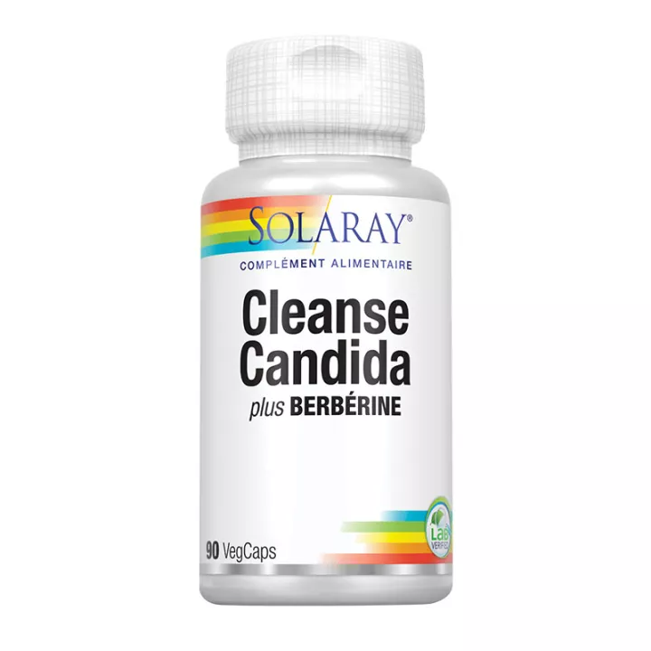 SOLARAY Cleanse Candida + Berbérine 90 capsules
