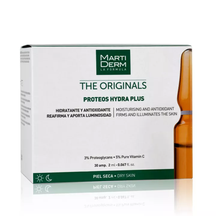 MARTIDERM The originals Proteos hydra plus 30 ampoules anti-rides