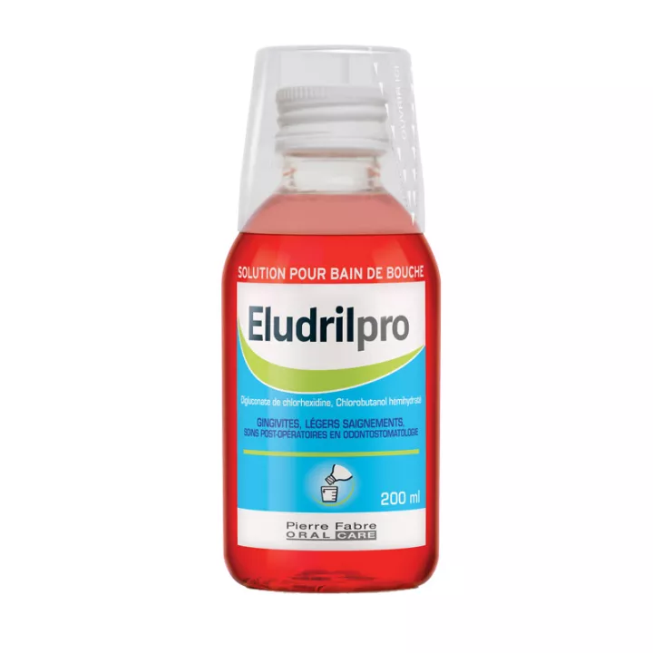 Eludrilpro Solution pour Bain de bouche Gingivite 200ml