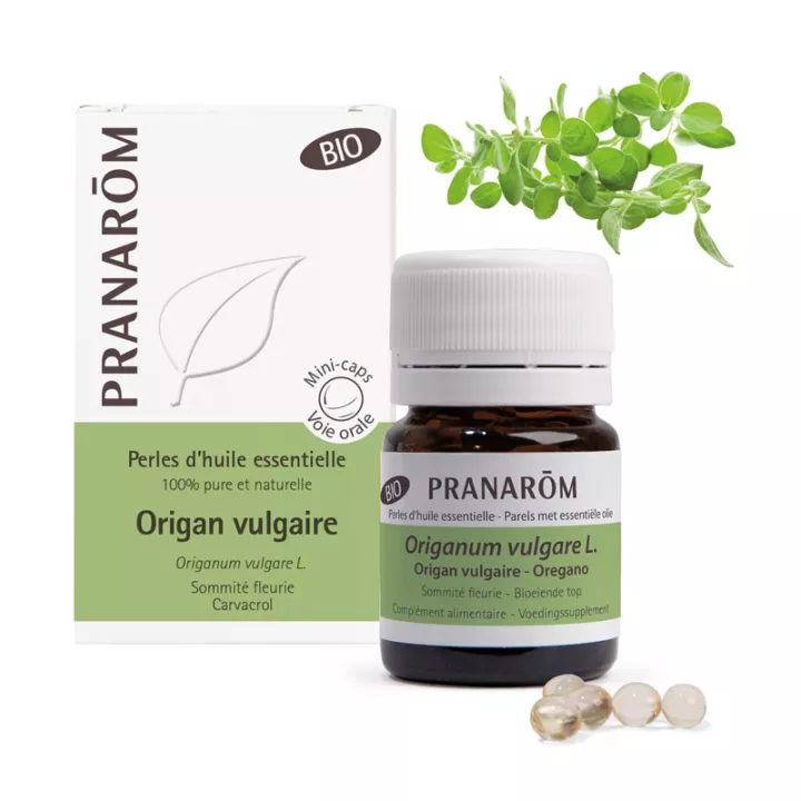 PRANAROM Perle bio Huile essentielle d'Origan vulgaire B/60