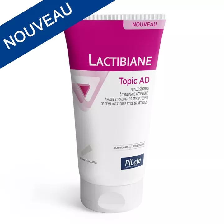 Lactibiane Topic AD bálsamo emoliente para pele seca e atópica 125ml