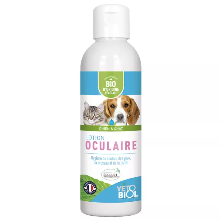 Vetobiol Lotion Oculaire Chien Chat 125ml