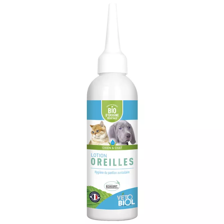 Hond Kat Vétobiol Lotion Bio 125ml Ear