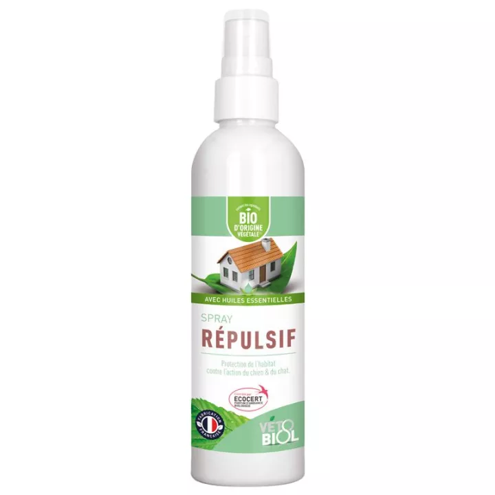 VETOBIOL Spray bio repellente protegge luoghi e oggetti dall'azione di cani e gatti