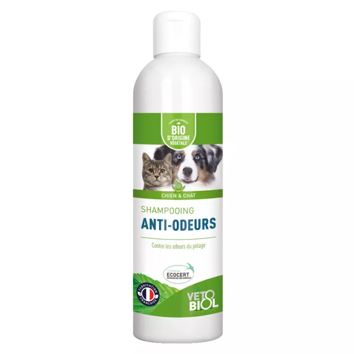 Vetobiol Shampooing Anti Odeurs Menthe Eucalyptus 240ml