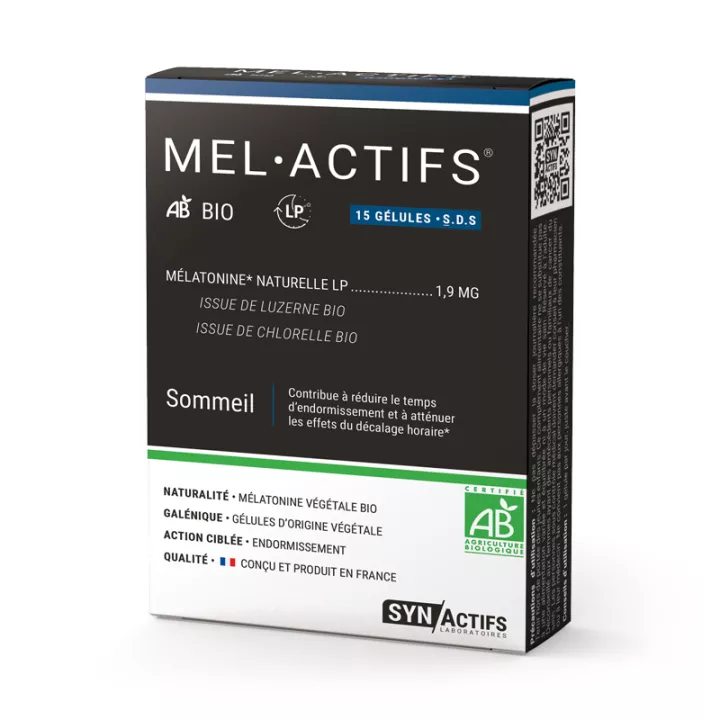 Synactif MelActifs Sueño 15 cápsulas