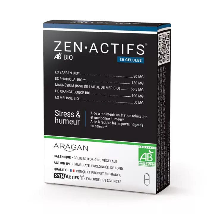 Synactif ZenActives Bio Stress & Mood 30 cápsulas