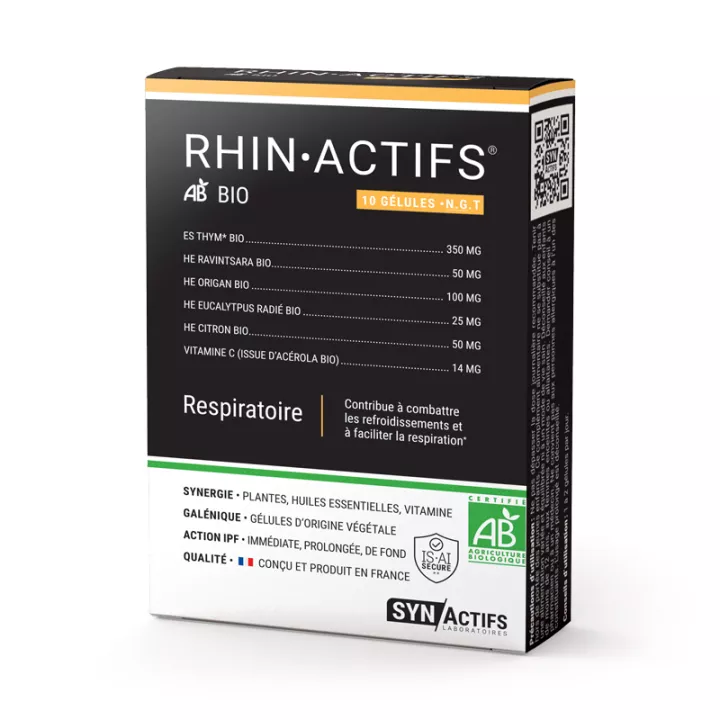 Synactifs Rhinactifs Bio Respiratoire 10 Cápsulas