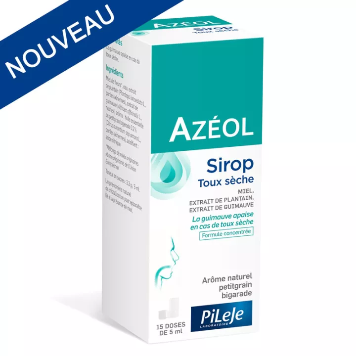 AZEOL Sirop naturel toux sèche 75ml