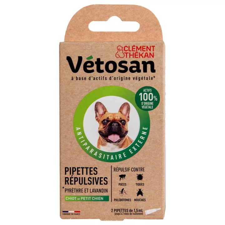 Vetosan repellent pipette puppy / small dog 2 pipettes 1.5ml