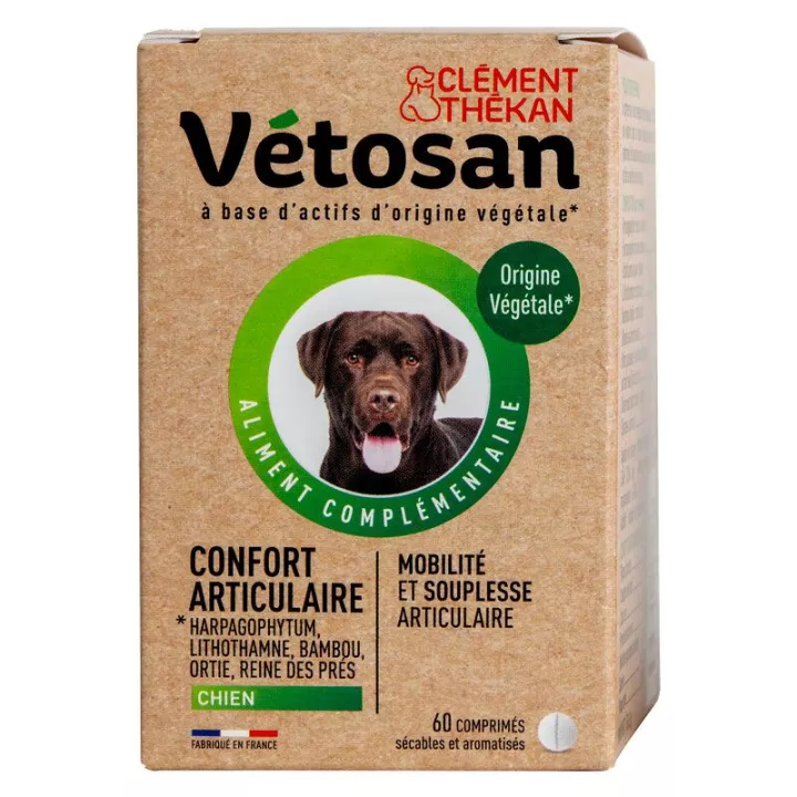 Achetez Vetosan confort articulaire chien 60 comprimés en pharmacie