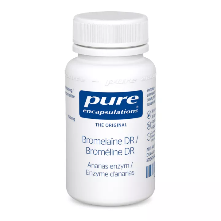 Bromelain DR Pure Encapsulation 30 caps