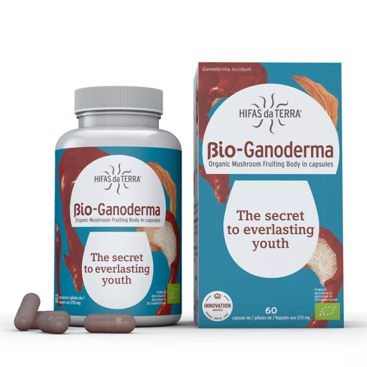 Hifas da Terra Bio-Ganoderma Reishi 60 gélules