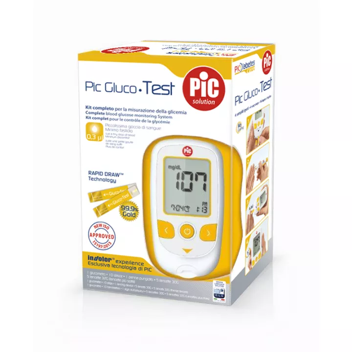 GLUCOTEST Kit self-monitoring blood glucose