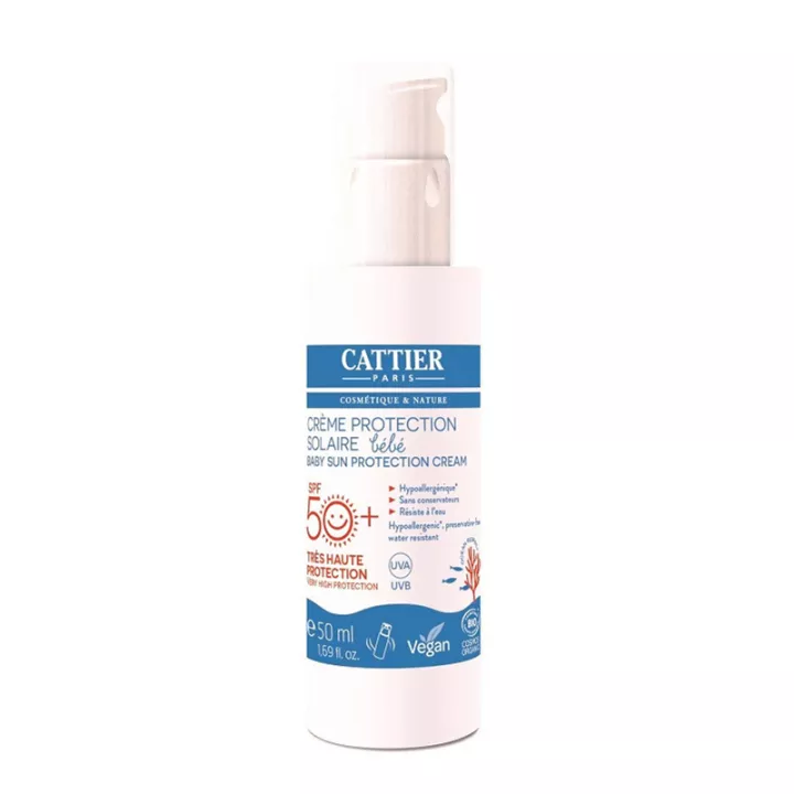 Cattier Baby Creme de proteção solar Spf50 + 50ml