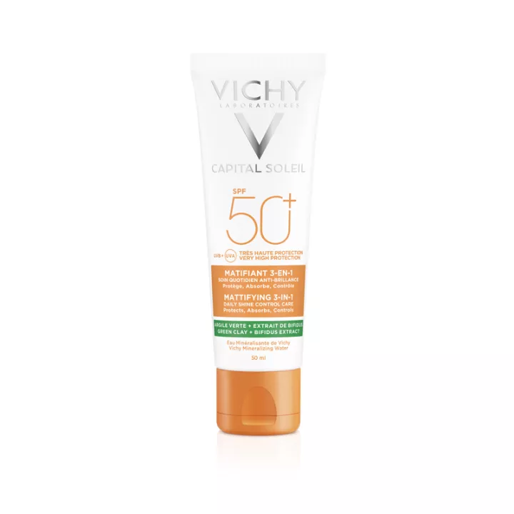Vichy Capital Soleil SPF50 + Матирующий солнцезащитный крем для лица 50 мл