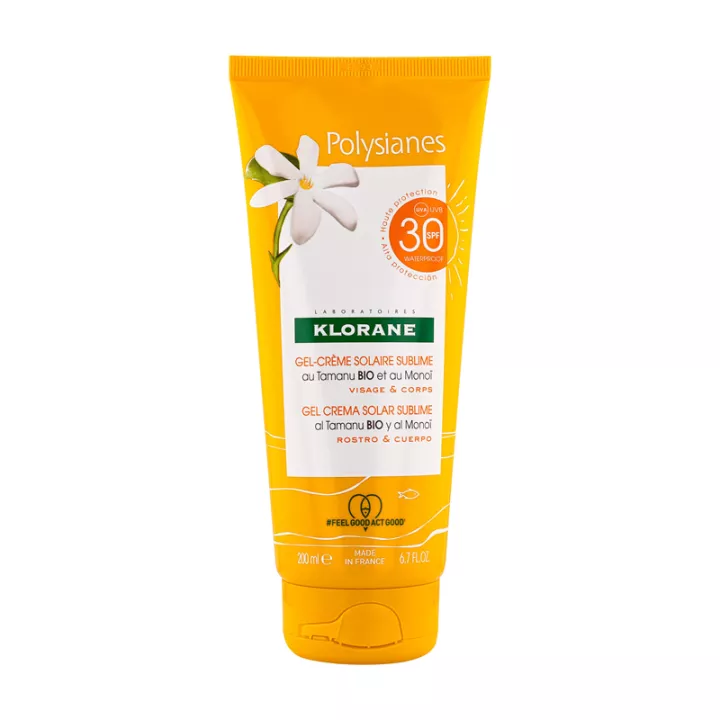 Klorane Polysianes Gel Crème Sublime Solaire SPF30