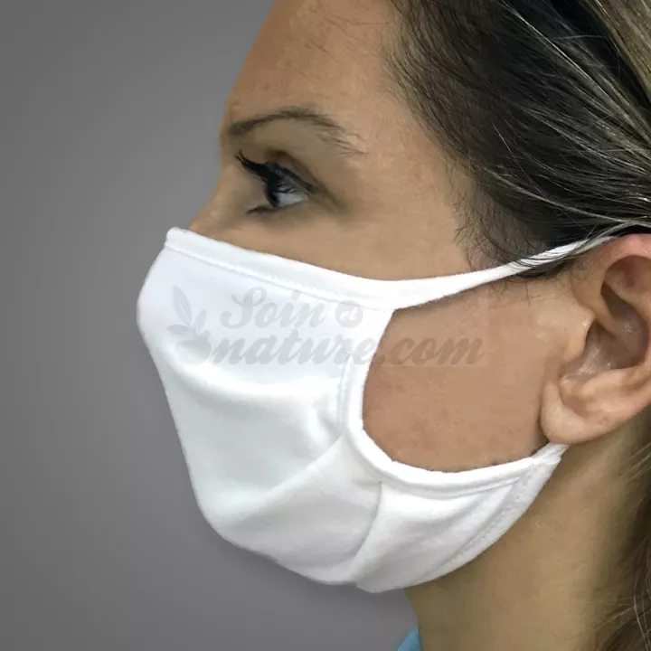 Maschera barriera in tessuto riutilizzabile 100 volte Categoria 1