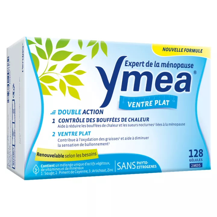 Ymea MENOPAUSE platte buik 64 CAPSULES