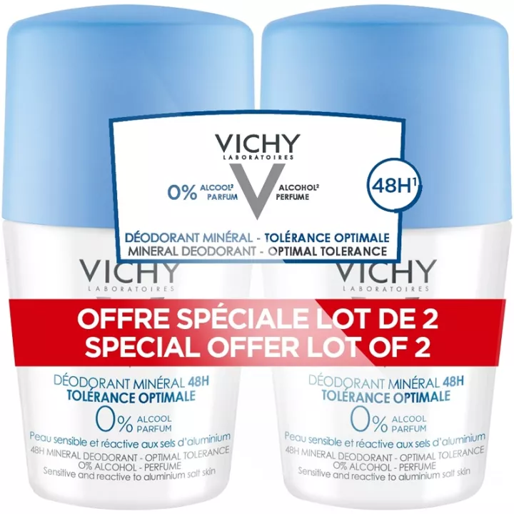 Vichy Mineral 48h Deodorant Roll On Optimal Tolerance 50ml
