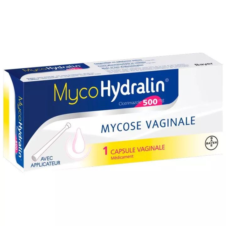 MycoHydralin Clotrimazole 500MG Vaginal capsule for sale in pharmacies