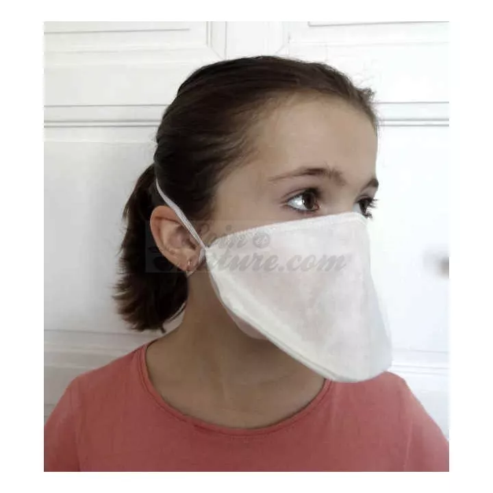 Dispositivo de máscara de barreira AFNOR S76-001 Categoria adulto para crianças 1