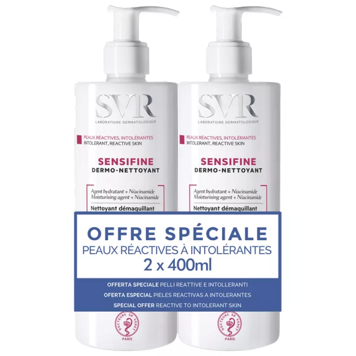 SVR Sensifine Dermo Reactive Skin Cleanser 400ml