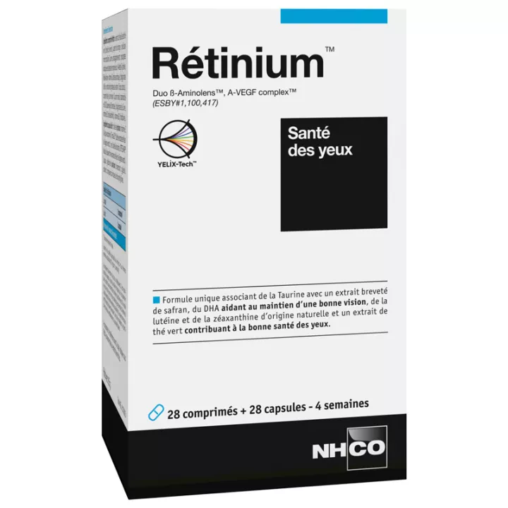 NHCO Retinium Santé des yeux 2x28 comprimés