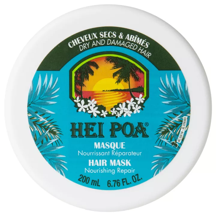 Hei Poa Masque Nourrissant Réparateur Cheveux 200ml