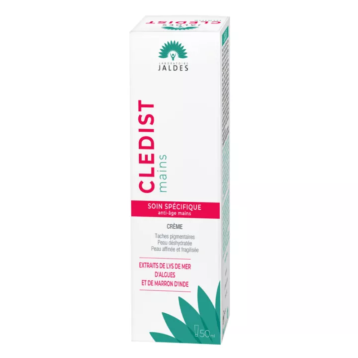 Cledist creme anti-envelhecimento para as mãos 50 ml