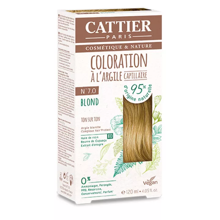 Cattier Coloration Capillaire Naturelle à l'Argile BLOND