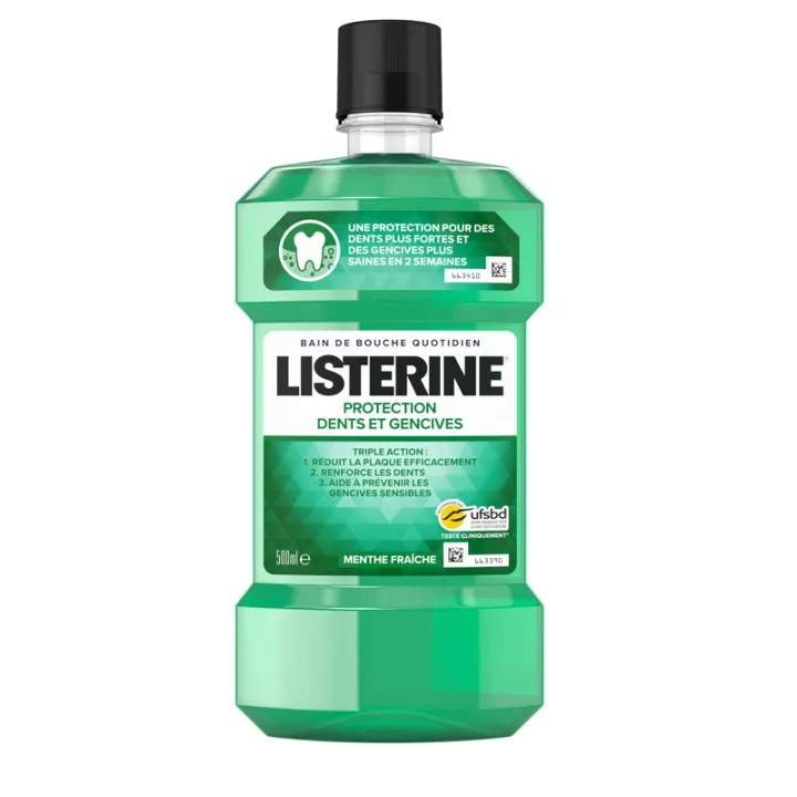 Enjuague bucal Listerine Protección de dientes y encías