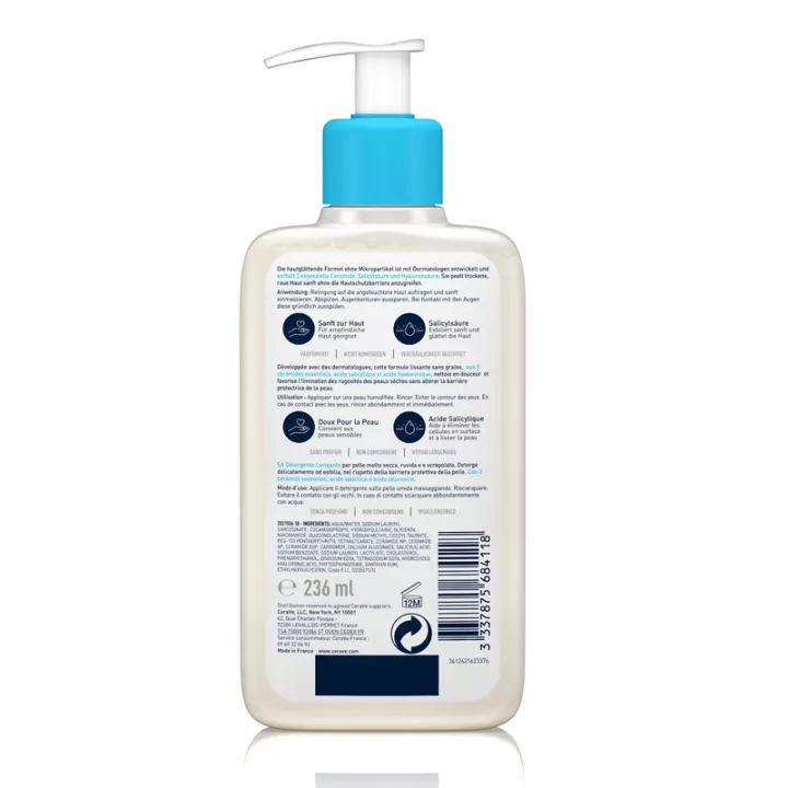 Cerave Gel Detergente Antirugosità 236ml