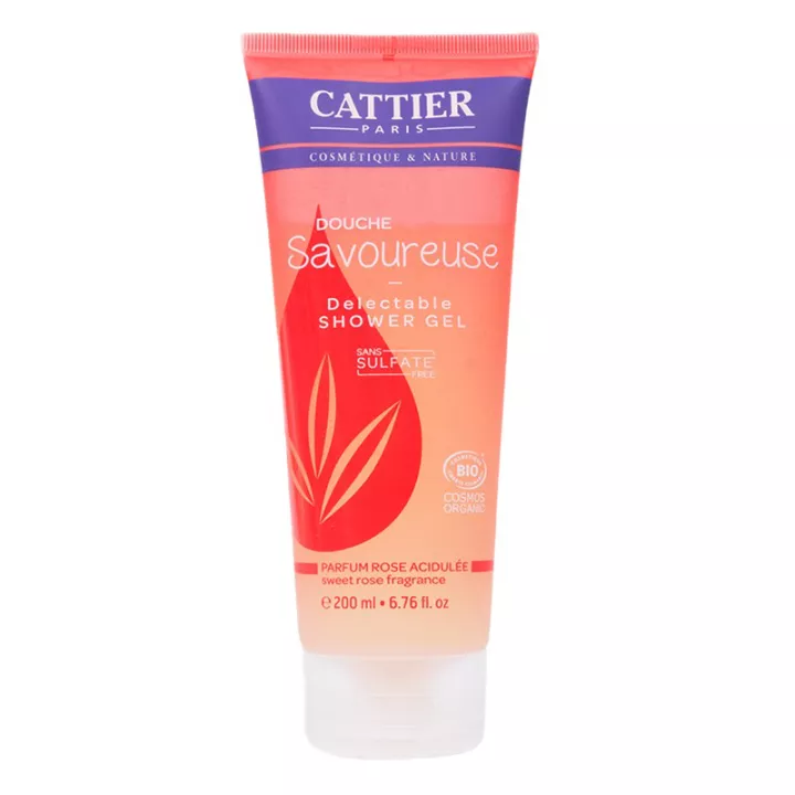 Cattier Shower Gel without Sulfate Rose 200ml