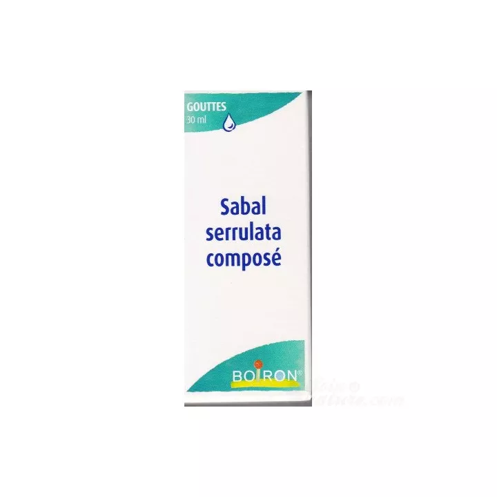 Sabal serrulata compound granules, homeopathic drops Boiron