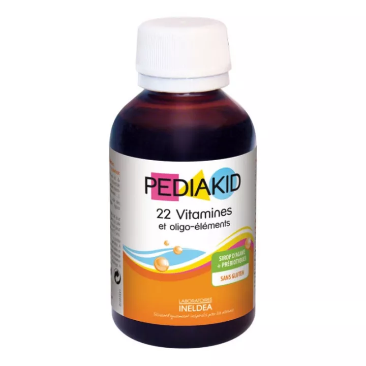 Pediakid Syrup 125ml - 22 vitaminas para crescimento e vitalidade