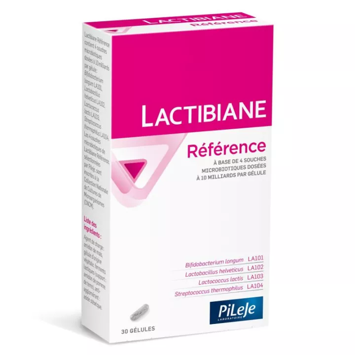 PILEJE LACTIBIANE Riferimento 596MG Probiotici 30 capsule