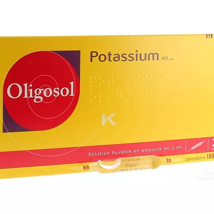 Oligosol Potássio (K) 28 LÂMPADAS Minerals & Trace Elements