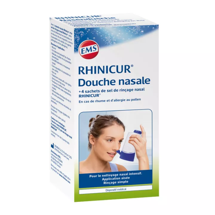 Rhinicur Neusdouche + 4 zakjes spoelzout