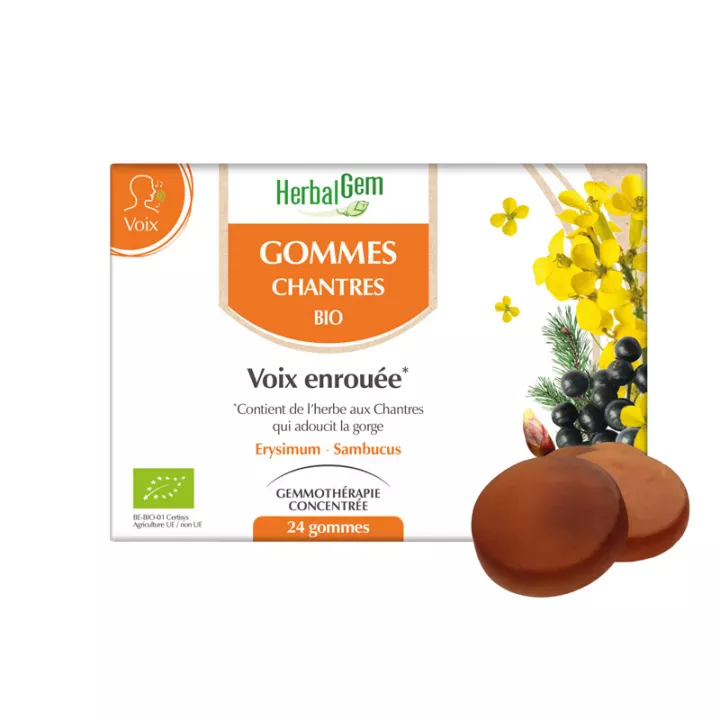 Herbalgem Gommes Chantres bio Enrouement