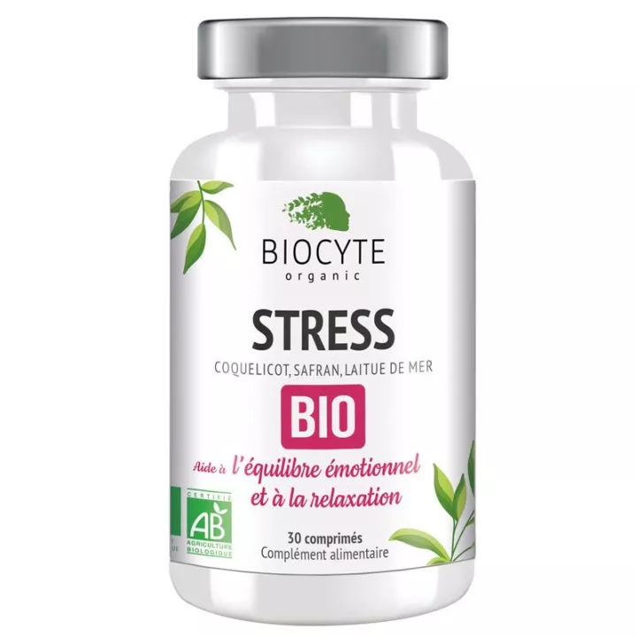 Biocyte Organics Stress Bio 30 comprimés