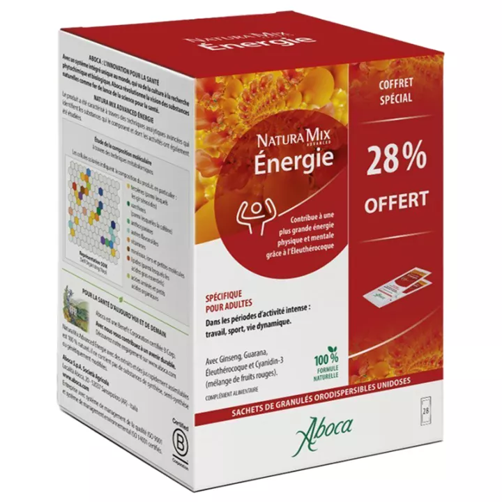 Aboca Natura Mix Advanced Energy 28 Sachets
