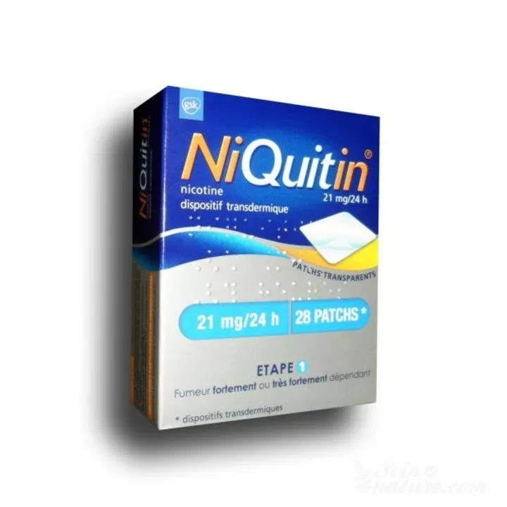 NiQuitin 21 MG PATCHES 24H ANTI TABAK STAP 1